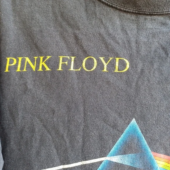 PINK FLOYD DARK SIDE OF THE MOON STILL FIRST IN SPACE T SHIRT RARE VTG ROCK L - Picture 5 of 6